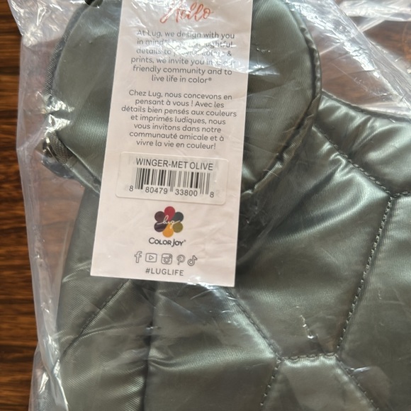 Lug Winger, Metallic Olive, NWT - Picture 4 of 11